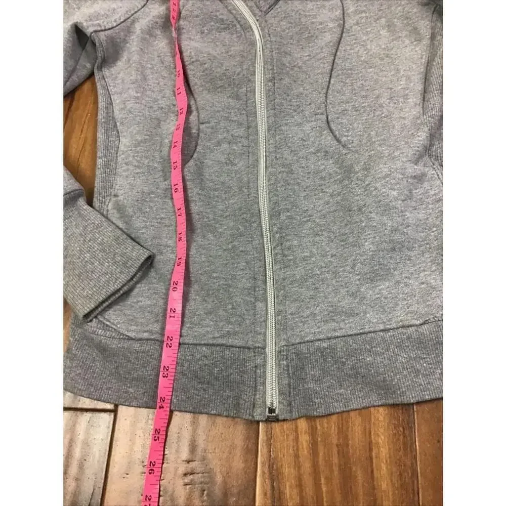 Lululemon Cozy Cuddle Up Asymmetrical Zip Jacket High Collar Gray Size 2